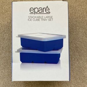 Stackable Large Ice Cube Tray Set - Brand New!